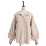 ベージュ | スキッパーシャツチュニック | axes femme