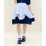 黒 | フリルエプロンデザインスカート | axes femme