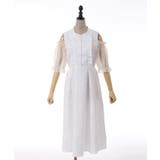 チャイナボタン肩あきワンピース | axes femme | 詳細画像11