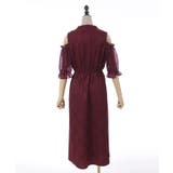 チャイナボタン肩あきワンピース | axes femme | 詳細画像20