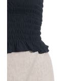 カップ付きシャーリングキャミ | axes femme | 詳細画像14 