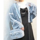 トロワリボンツイードバッグ | axes femme | 詳細画像6