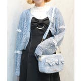 サックス | トロワリボンツイードバッグ | axes femme