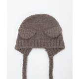 紐付きくまミミニットキャップ | axes femme | 詳細画像4 