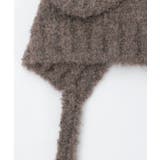 紐付きくまミミニットキャップ | axes femme | 詳細画像7 