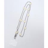 シルバー | フラワーチェーンストラップ | axes femme