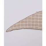 チェック柄バブーシュカ | axes femme | 詳細画像4