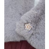 ビジュー釦付ファーティペット | axes femme | 詳細画像3