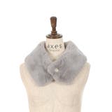 ビジュー釦付ファーティペット | axes femme | 詳細画像9