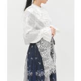 グレー | フラワーレースストール | axes femme