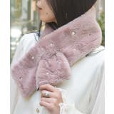 ピンク | ランダムパールティペット | axes femme