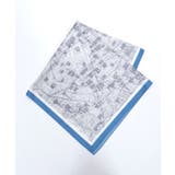 マップ柄大判スカーフ | axes femme | 詳細画像12 