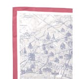 マップ柄大判スカーフ | axes femme | 詳細画像15 