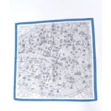 マップ柄大判スカーフ | axes femme | 詳細画像7 