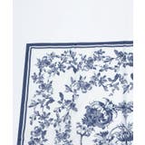 フラワースケッチ柄スカーフ | axes femme | 詳細画像6 