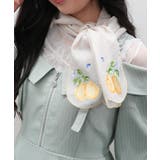 フルーツ刺繍ストール | axes femme | 詳細画像2 