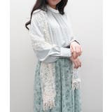 ローズフラワーレースストール | axes femme | 詳細画像1 
