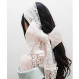 ローズフラワーレースストール | axes femme | 詳細画像2 