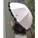 フリル使い晴雨兼用ショート傘 | axes femme | 詳細画像1 