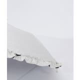 軽量フリルＵＶ折りたたみ傘 | axes femme | 詳細画像4 