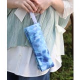 水彩グラデ柄折傘バッグ | axes femme | 詳細画像1