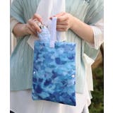 水彩グラデ柄折傘バッグ | axes femme | 詳細画像2