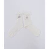 苺刺繍レース透かしソックス | axes femme | 詳細画像4 