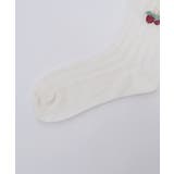 苺刺繍レース透かしソックス | axes femme | 詳細画像6 