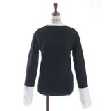 黒 | 配色リブニット | axes femme