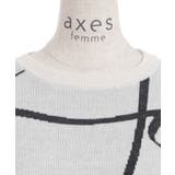 リボン柄ニットプルオーバー | axes femme | 詳細画像21