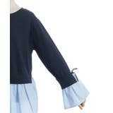 布帛ドッキングプルオーバー | axes femme | 詳細画像18 