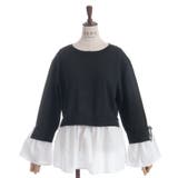 黒 | 布帛ドッキングプルオーバー | axes femme