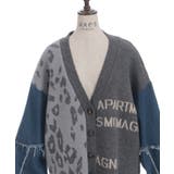 デニムドッキングカーディガン | axes femme | 詳細画像11