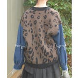 デニムドッキングカーディガン | axes femme | 詳細画像3