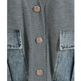 デニムポケットカーディガン | axes femme | 詳細画像21 