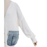 デニムポケットカーディガン | axes femme | 詳細画像7 