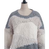 ランダム配色ニット | axes femme | 詳細画像16