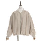ベージュ | シアーブルゾン | axes femme