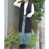 黒 | ニットジレ | axes femme