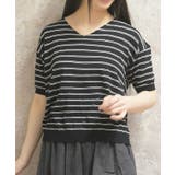 黒 | ボーダーニット | axes femme