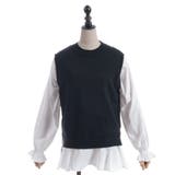 シャツレイヤードニット | axes femme | 詳細画像13 