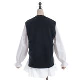 シャツレイヤードニット | axes femme | 詳細画像15 