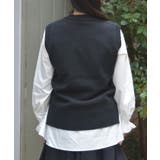 シャツレイヤードニット | axes femme | 詳細画像3 