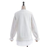 シャツレイヤードニット | axes femme | 詳細画像7 