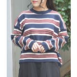 紺 | ボーダーニット | axes femme