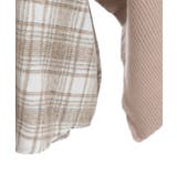 ニット重ねチェックシャツ | axes femme | 詳細画像6 