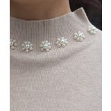 パールデザインニット | axes femme | 詳細画像4 