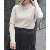 モカ | パールデザインニット | axes femme