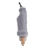 袖ファーポンチョ | axes femme | 詳細画像18 