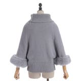 袖ファーポンチョ | axes femme | 詳細画像19 